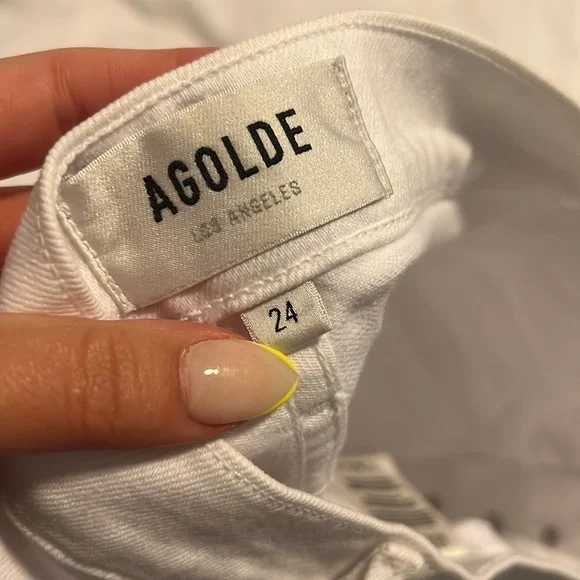 AGOLDE Hi Rise Straight Riley Crop Jeans - Picture 5 of 5